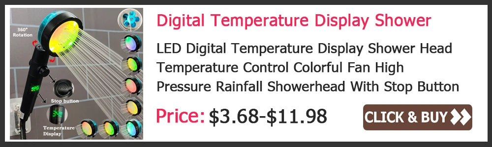 Bathroom Booster Shower Head with Filter, 3 Modes Adjustable Spray, Large Flow High Pressure Handheld Shower Head, Silver Shower