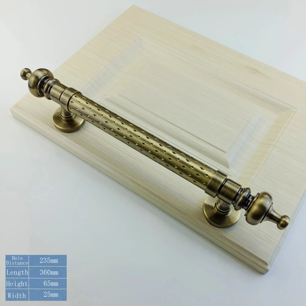 255mm/290mm/345mm Furniture Wooden Door Handle For Bathroom Bedroom Restaurant Sliding Door Handle Wardrobe Gate Pulls Handles