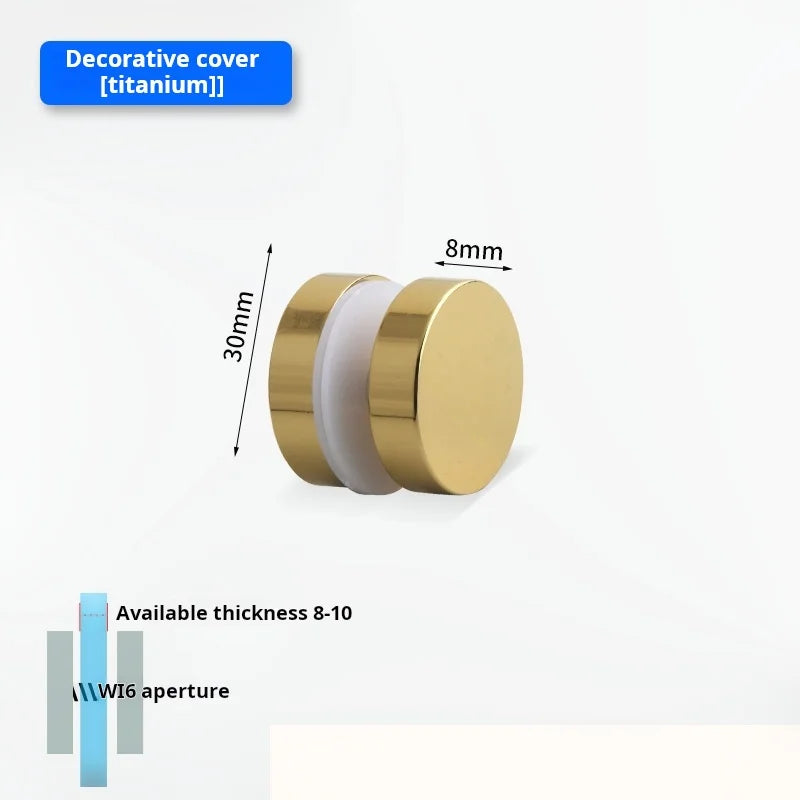 Glass Door Handle Bathroom Door Shower Door Handle Sliding Door Display Cabinet Wine Cabinet Barn Door Single Hole Round Knob