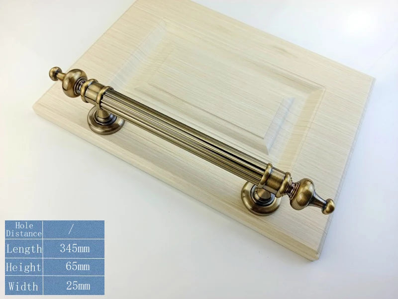 255mm/290mm/345mm Furniture Wooden Door Handle For Bathroom Bedroom Restaurant Sliding Door Handle Wardrobe Gate Pulls Handles