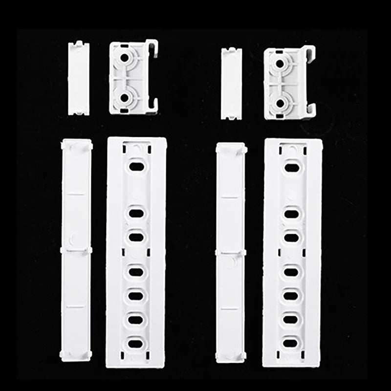 Refrigerator Slide Rail 1Set Embedded Fridge Door Mounting Kit Sliding Guide Rail With Installation Tool For Easy Movement