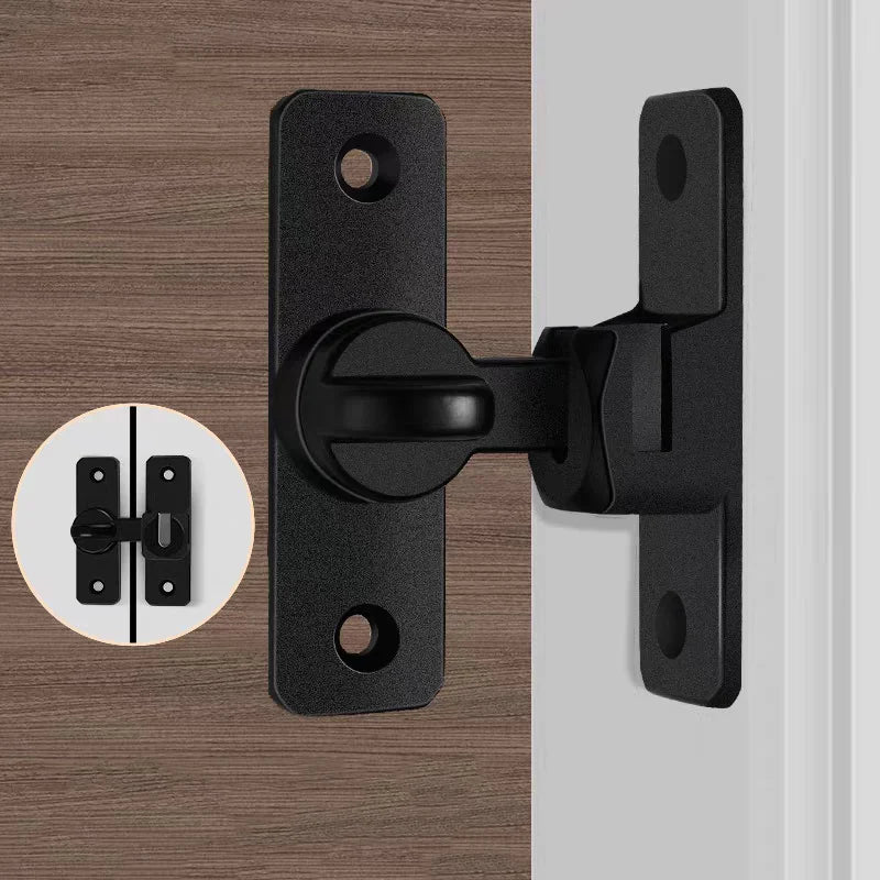 90 Degree Window Drawers Cabinet Locks Stainless Steel Hook Latch Barn Door Latch Bolt Hooks Sliding Gate Buckles Hardware