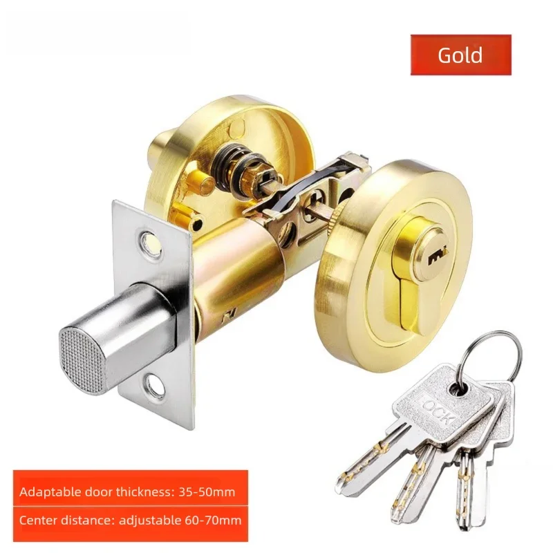 Hidden door lock; concealed lock; wooden door lock; single and double-sided lock; bedroom door lock; hallway lock; auxiliary ind