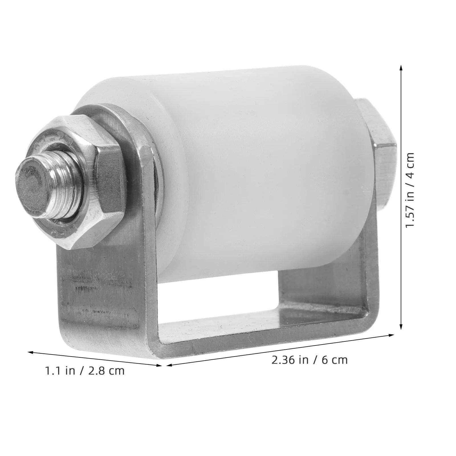 Sliding Gate Roller Stainless Steel Sliding Gate Nylon Guide Wheel Door Bracket Small Roller Pulley Runners Hardware