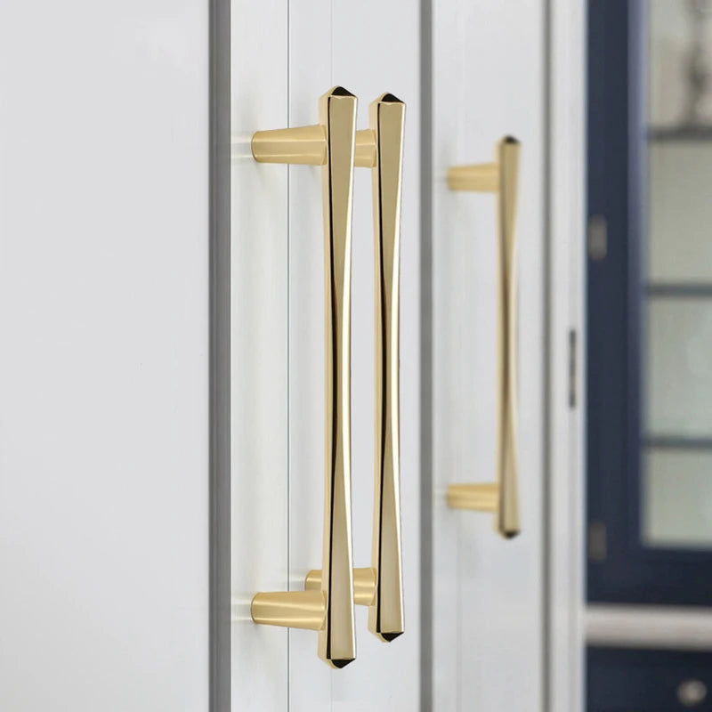 Modern High-end Cabinet Door Handle Cabinet, Kitchen Cabinet, Personalized Light Luxury Fan-shaped Wardrobe, Drawer Handle Knobs