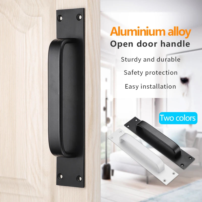 Modern Style Door Handle Sliding Door Pull Push Handles Aluminium Alloy Furniture Pulls Kitchen Cabinet Handle Door Hardware