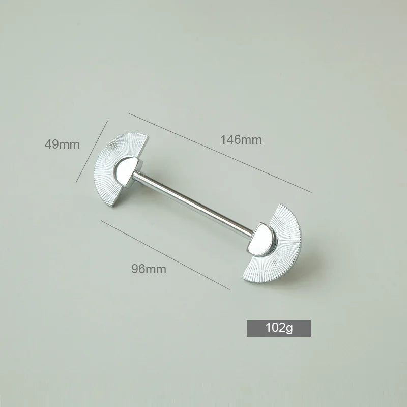 Cabinet Door Handle Pure Copper Simple Nordic Drawer Cabinet Single Hole New Chinese Light Luxury Brass Wardrobe Door Handle