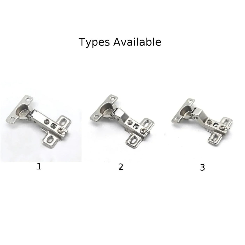 2Pcs/set 25mm Small Furniture Hinge Soft Close Hydraulic Damper For Kitchen Cabinet Cupboard Door Hinges Buffering Hardware