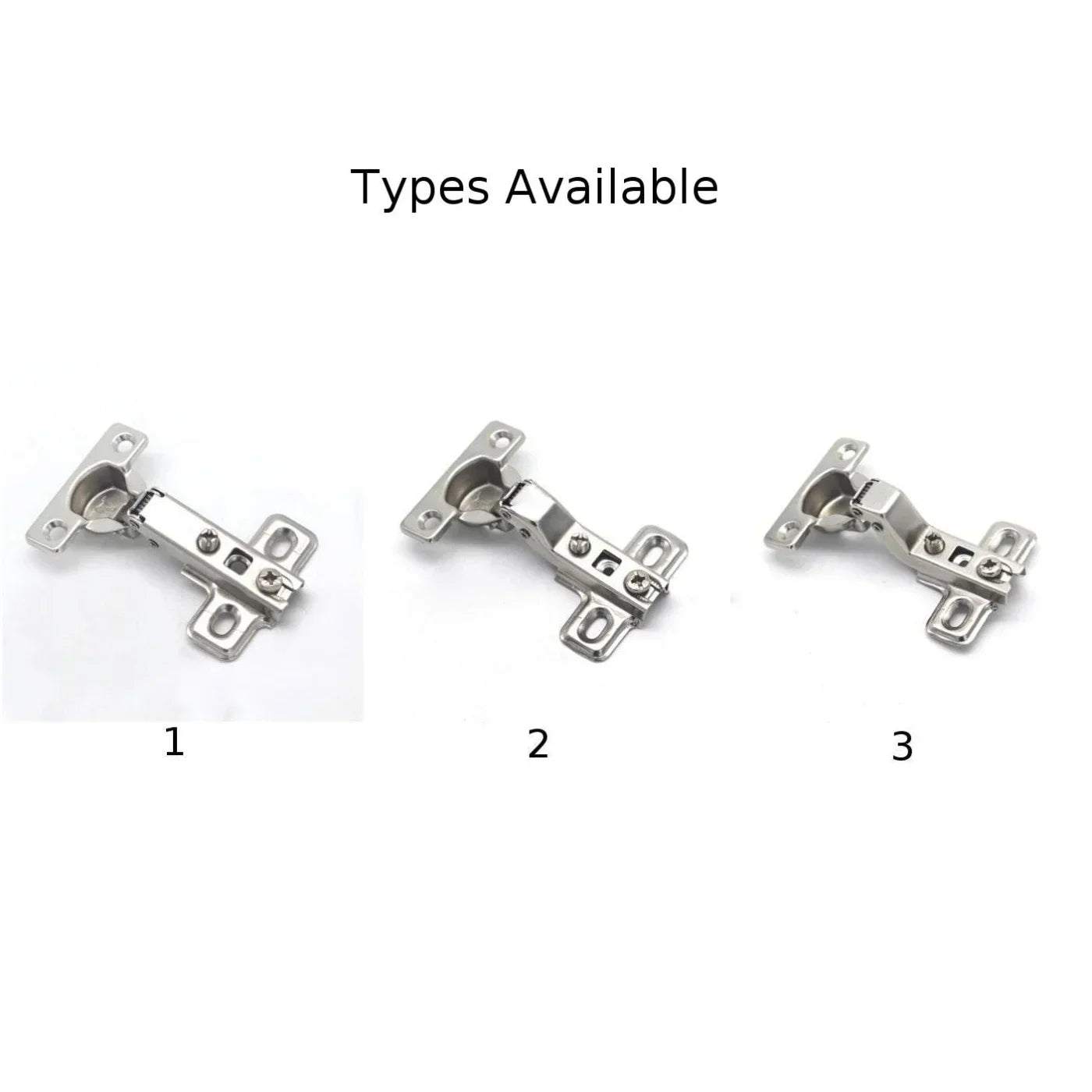 2Pcs/set 25mm Small Furniture Hinge Soft Close Hydraulic Damper For Kitchen Cabinet Cupboard Door Hinges Buffering Hardware