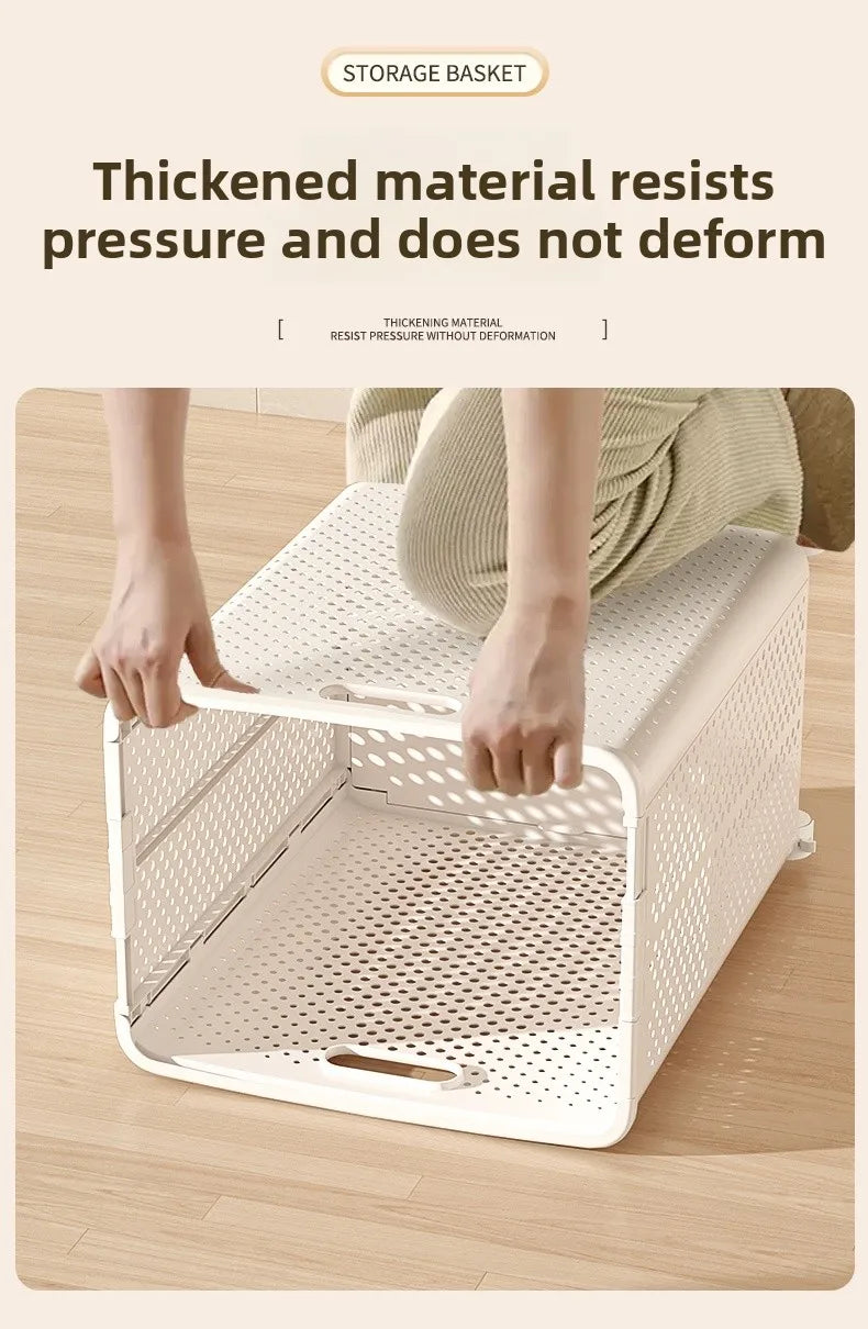Bathroom Dirty Clothes Basket Laundry Hamper Stackable Storage Basket High Aesthetic Value Toilet Clothes Storage