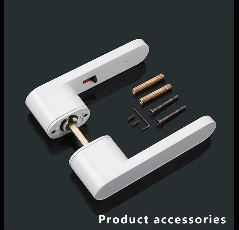 2023 New Ecological Door Lock Indoor Magnetic Suction Silent Minimalist Door Lock Bedroom Door Lock Modern Simple Door Handle