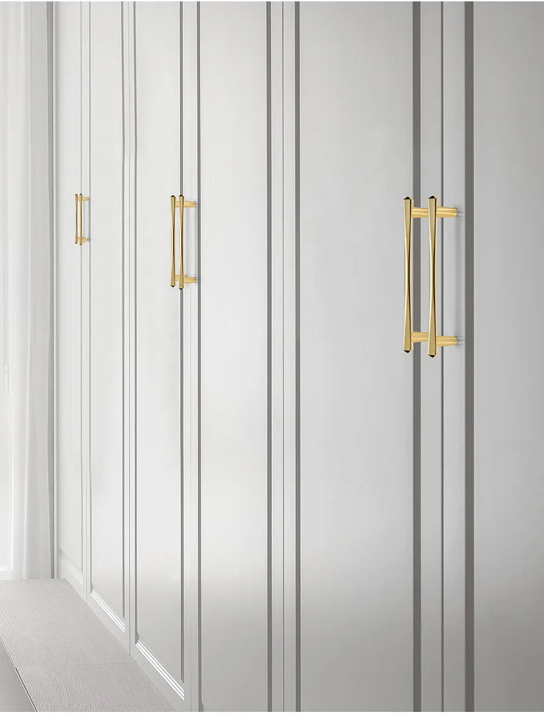 Modern High-end Cabinet Door Handle Cabinet, Kitchen Cabinet, Personalized Light Luxury Fan-shaped Wardrobe, Drawer Handle Knobs