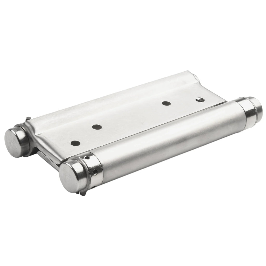 Double Spring Hinge Two-Way Free Door Hinge Stainless Steel  Automatic Door Closing Garage Door Hinges Fence Dedicated Hardware