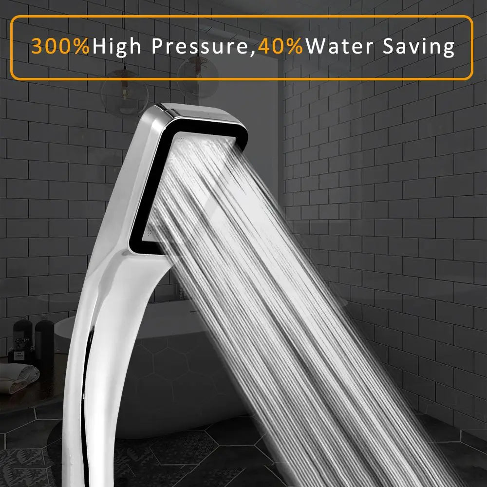 Bathroom Accessories 300 Hole Filter Water Saving Showerhead Shower Head Rainfall Bath Nozzle