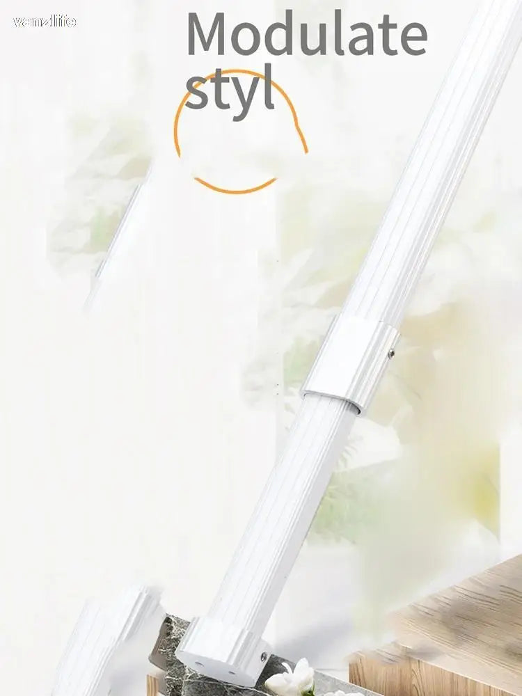 vanzlife Useful Extendable Stainless Steel Wardrobe Clothes Rod Adjustable Closet Rail Pole Curtain Telescopic Hanging Rod 46~95