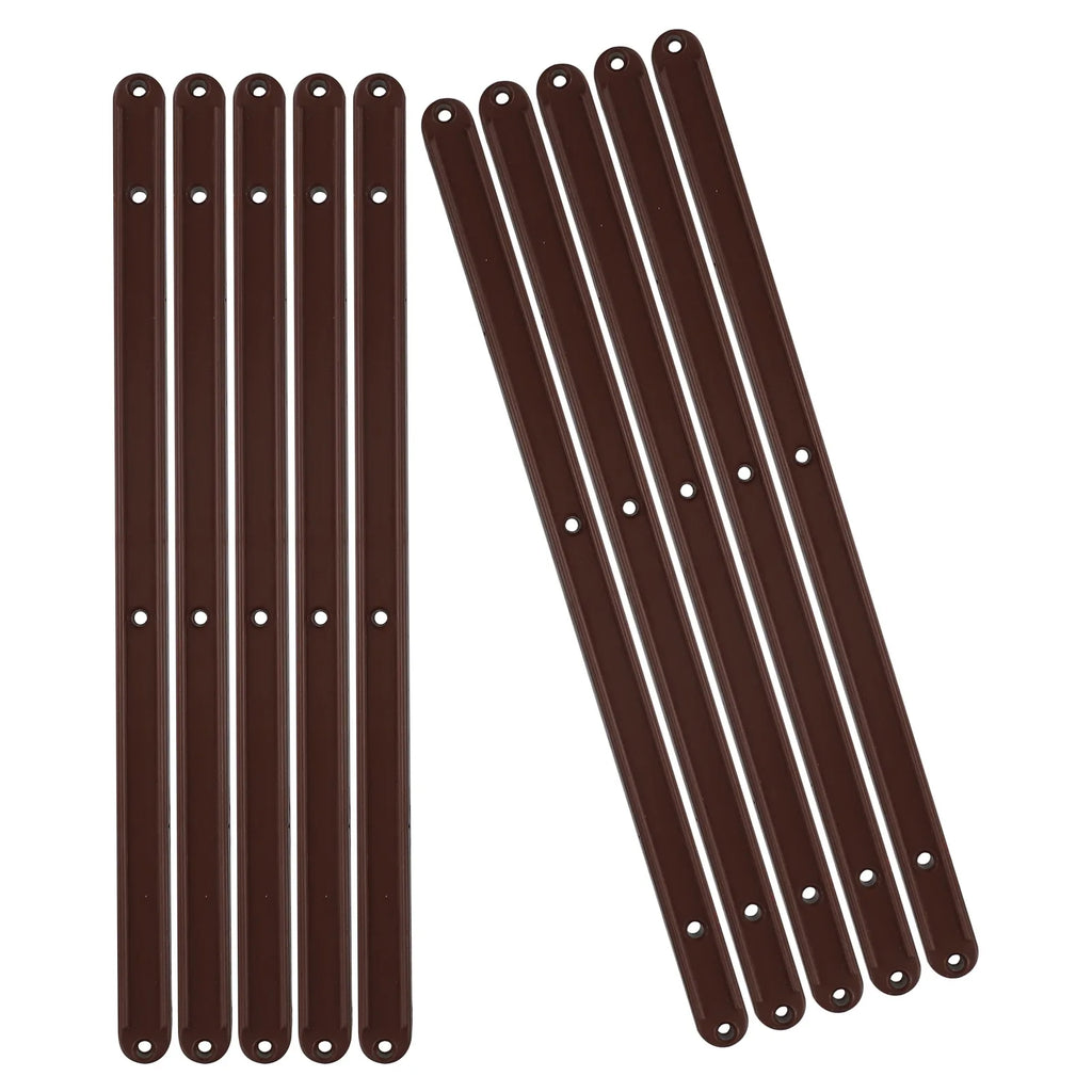10 Pieces Plastic Drawer Slides Replacement Draw Runners 180 235 298mm Suitable for Drawers and Cabinet Grooves