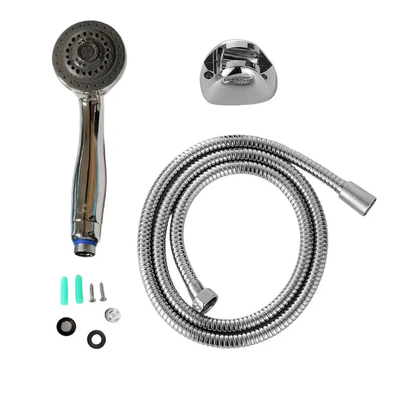 Household Shower SetHandheld Water Outlet Shower Head Pressure-boosting Shower Head Adjustable Shower Head Bathroom Accessories