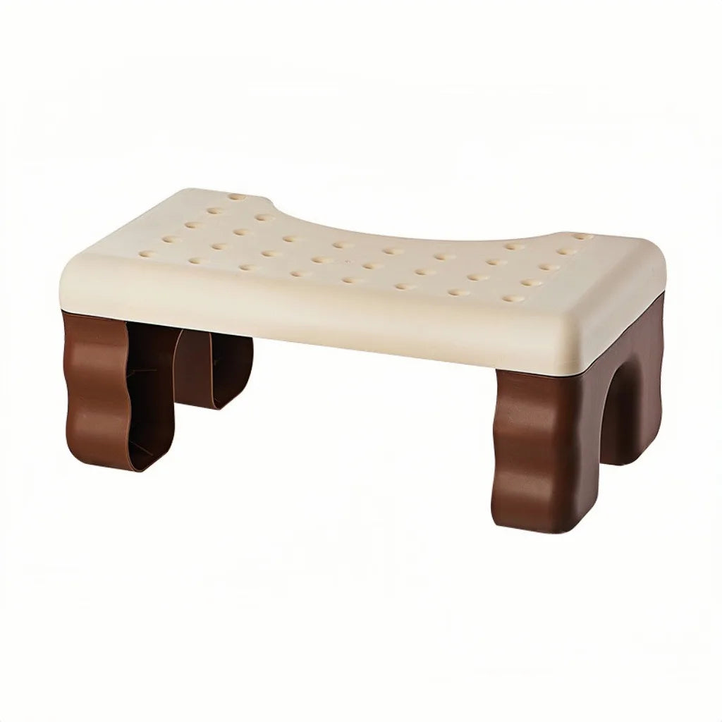 Bathroom Step Stool, Toilet Squat Stool with Non-Slip Design,Portable Foot Rest for Adults & Kids,Practical Bathroom Accessories