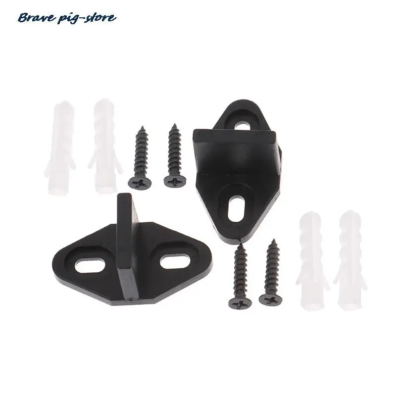 NEW 2sets Sliding Door Floor Guides Closet Door Guide Mounted Bottom Track Guide