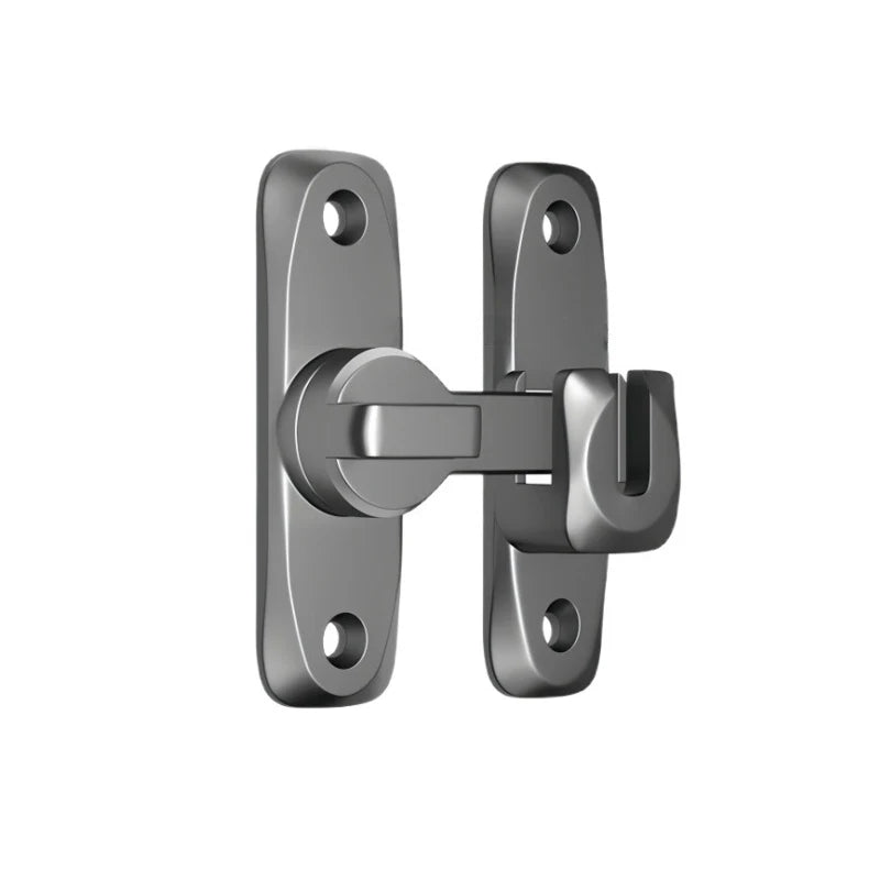 90/180 Degree Flip Door Lock Home Security Sliding Door Latch Small Gate Latches Hardware Anti-theft Lock Zinc Alloy Door Bolts
