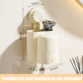 Bathroom Shelves Wall Mount Toothbrush Toothpaste Holder Suction Cup Storage Rack Toiletries Organizer Bathroom Accessories