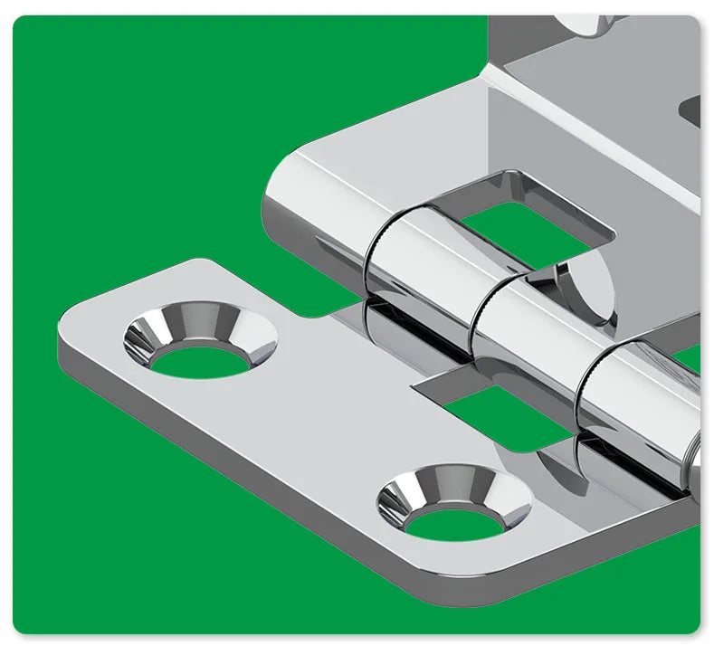 5pcs Stainless Steel 270 Degrees Opening and Closing Buffer Hinge Cabinet Door Mechanical Hinges Furniture Hardware with Screw