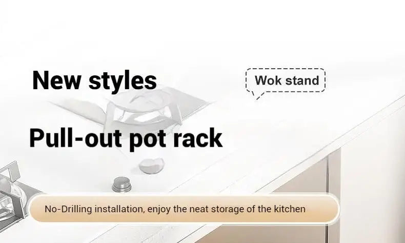 Pots and Pans Organizer Under Cabinet,Sliding Pot Lid Holder and Pan Rack Kitchen,Pull out Pot and Pan Organizer,Dishes Storage