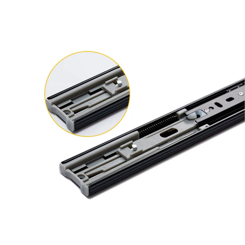1 Pair Full Extension Drawer Slides 8 10 12 14 16 18 20 Inch 100 lb Load Capacity Side Mount Ball Bearing Rails Cabinet Dresser