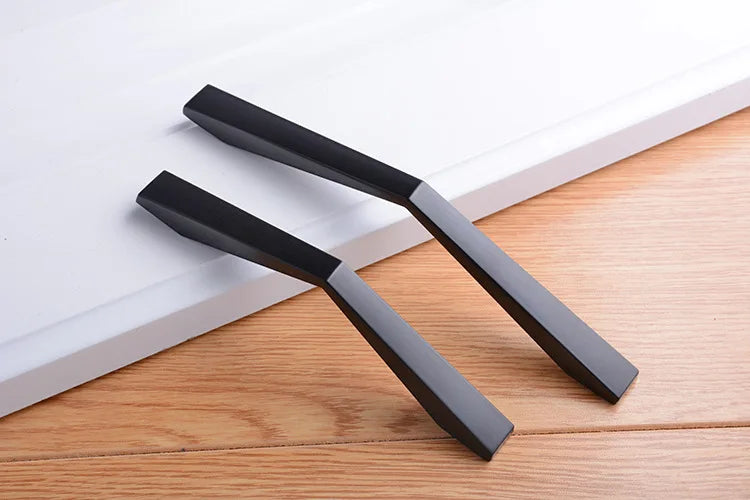 Black Handles Furniture Cabinet Knobs Muebles  Kitchen  Drawer Knobs Cabinet Pulls Cupboard  Knobs