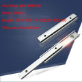 Aluminum alloy slide rail small drawer rail jewelry box electronic and electrical micro slide rail length: 60~350mm