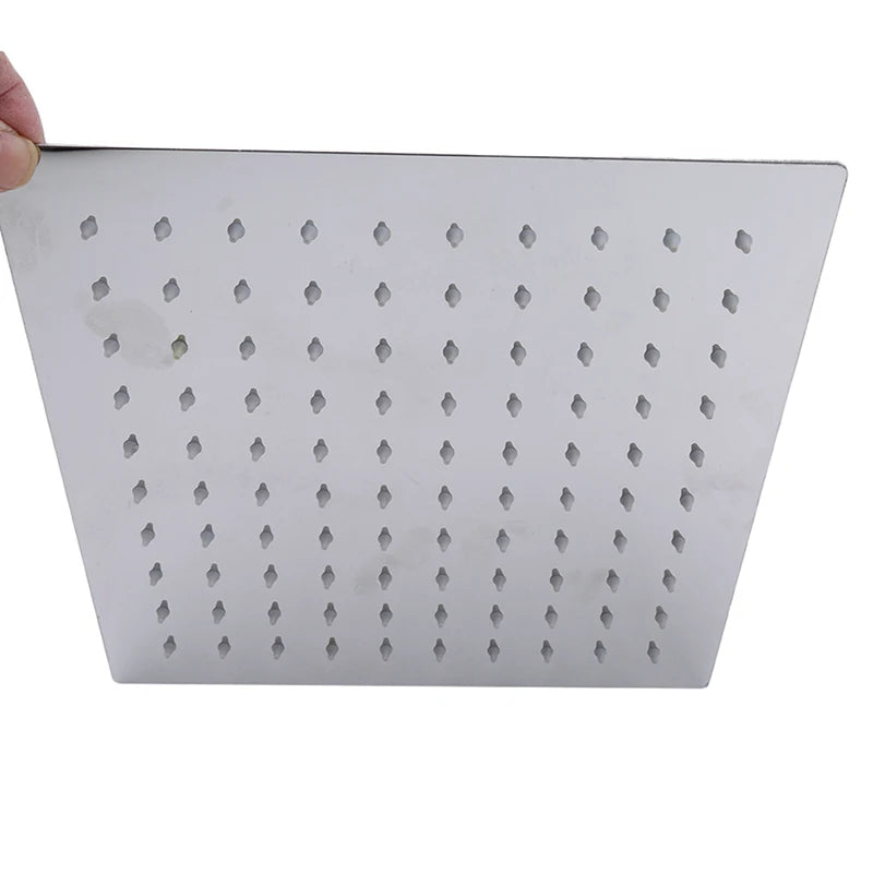 6/8/10 Inch Ultra-thin Waterfall Shower Heads Stainless Steel High Quality Square Round Portable Practical Rainfall Shower Head