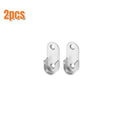 2/6/10pcs Thicken Closet Rod Brackets,Oval Hanging Clothes Rod Holder,Wardrobe Clothes Tube Support,Household Storage Organizer