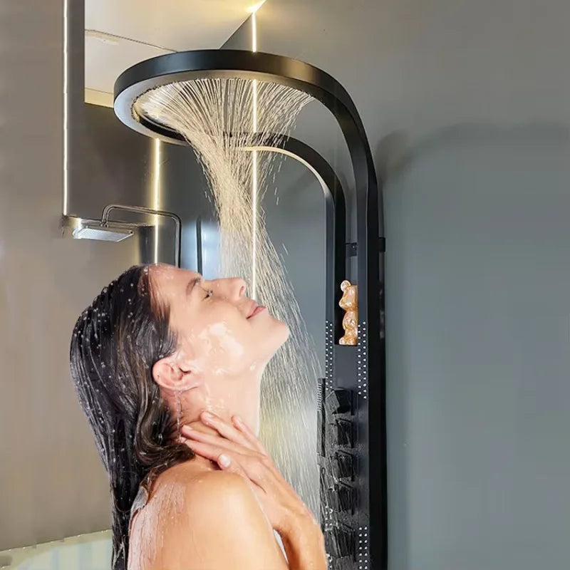 New luxury home shower set bathroom accessories set system