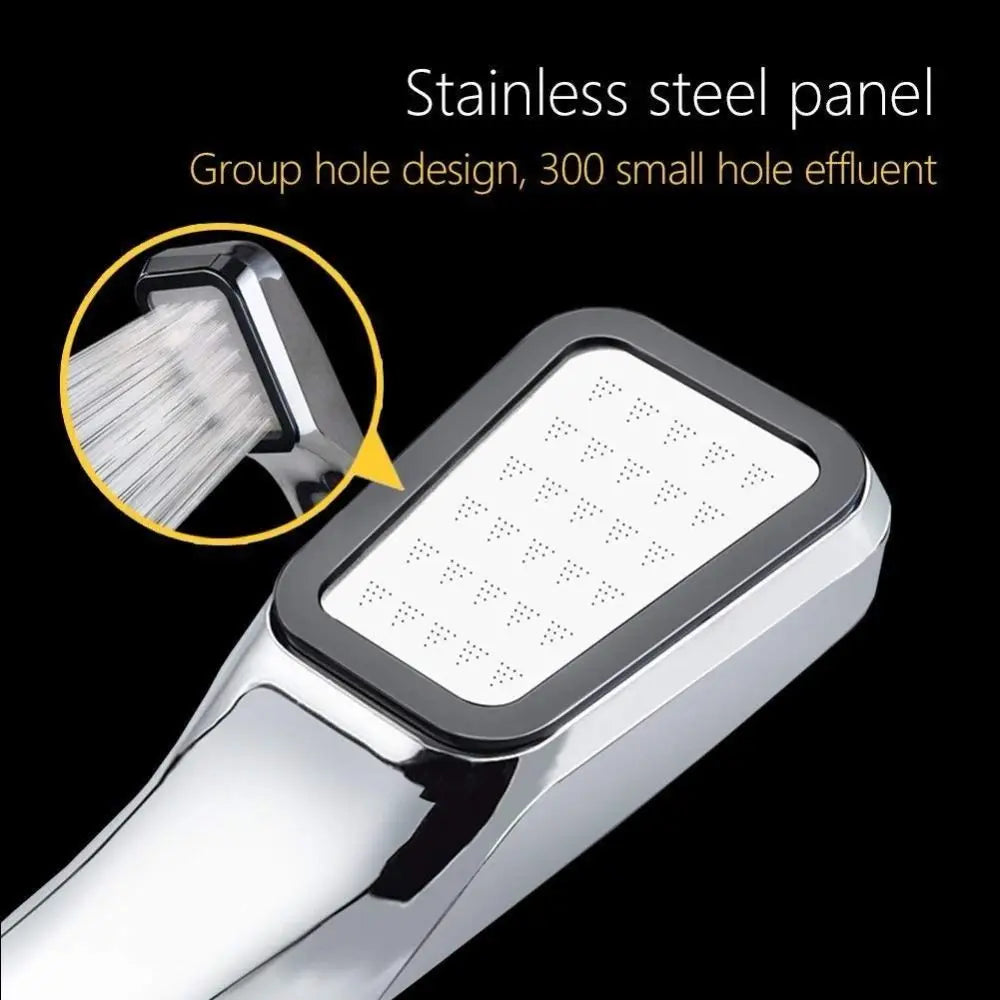Bathroom Accessories 300 Hole Filter Water Saving Showerhead Shower Head Rainfall Bath Nozzle