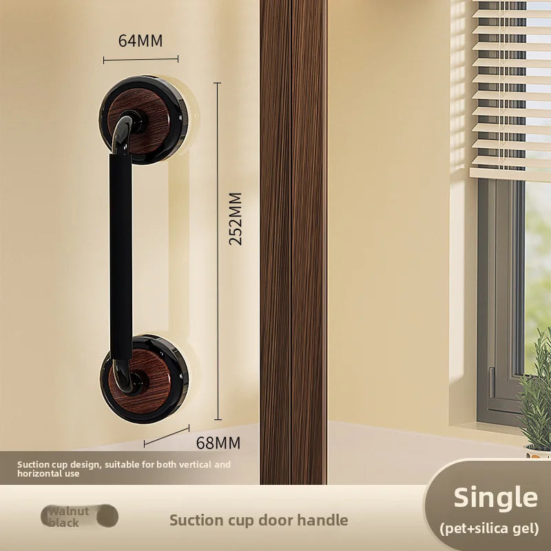 Suction cup door handle, no punching, powerful shower room, kitchen sliding door, glass door, cabinet door, refrigerator handle,
