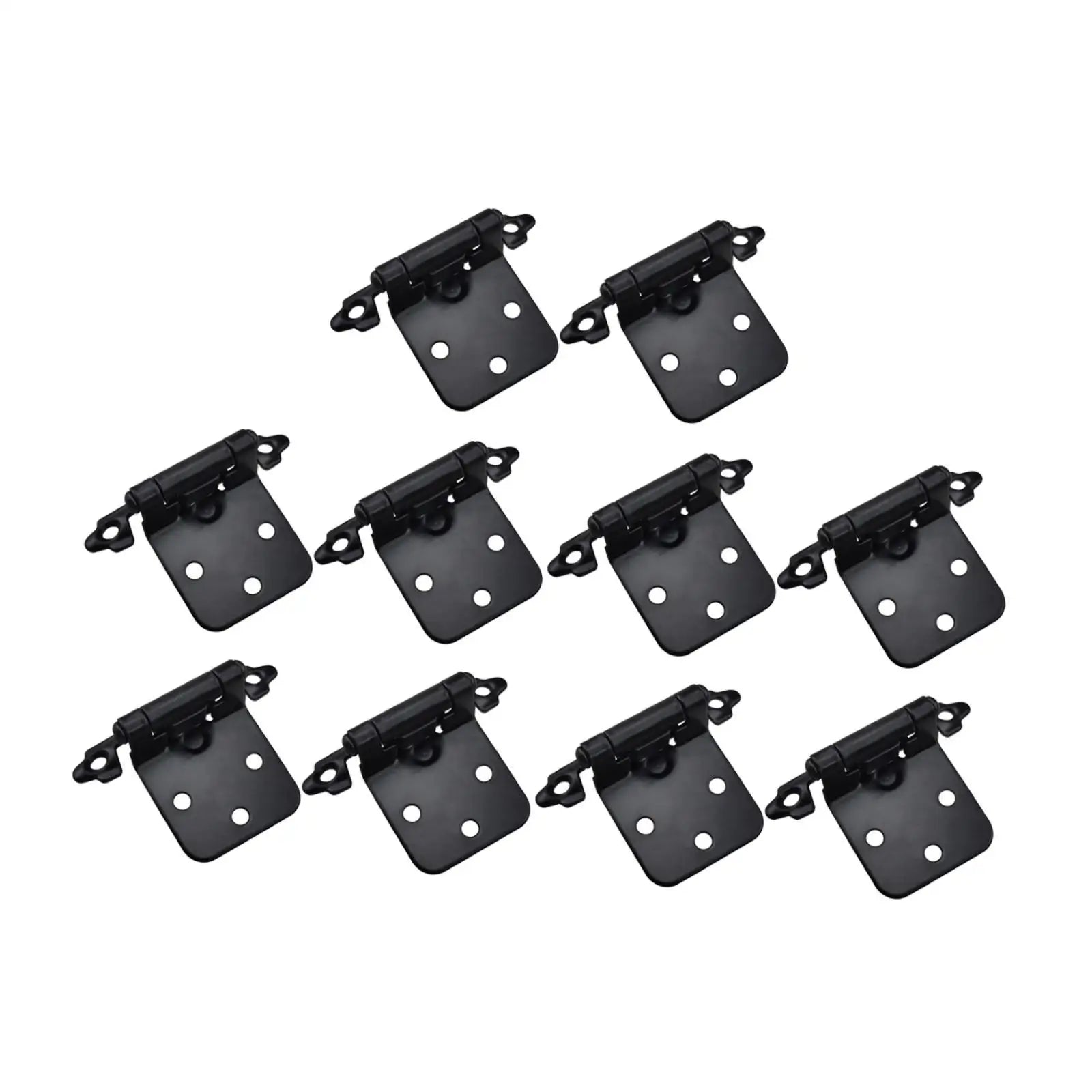10Pcs Closing Hinges Cupboard Hinges Furniture Hardware Accessories Spring Hinges Easy to Install Cabinet Door Hinges