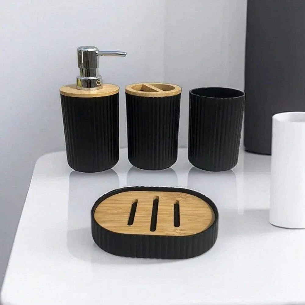 1 Piece Bathroom Accessories Set 6 Piece Bathroom Accessories Set With Paper Basket Houserack Gift Bath Set For Bathroom Decor