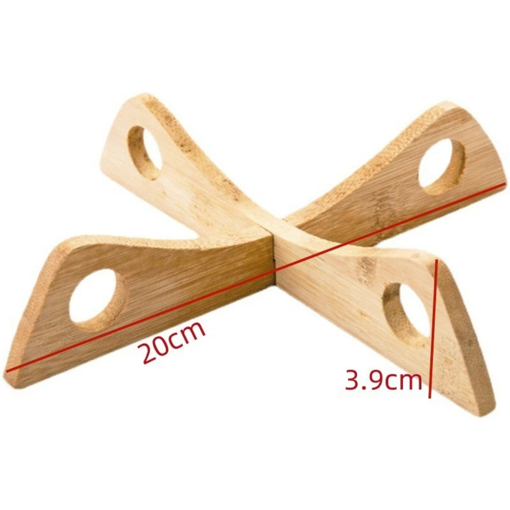 Kitchen Insulation Mats Removable Wooden Table Mats Shelf Gadget Holders Useful Things for Kitchen Accessories Gadgets Organizer