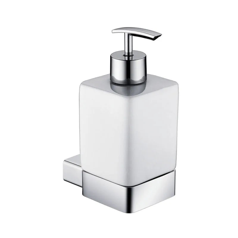 Aluminum Bathroom Accessories Sets Roll Paper Holder Toilet Brush Holder Ceramic Holder Towel Bar Towel Holder Robe Hook Anodize