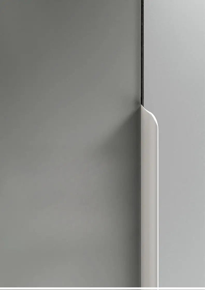 Hidden Minimalist Cabinet Handles for Kitchen Wardrobe | No Drilling Black Edge Pulls | Custom Length 80mm-1200mm Modern Design