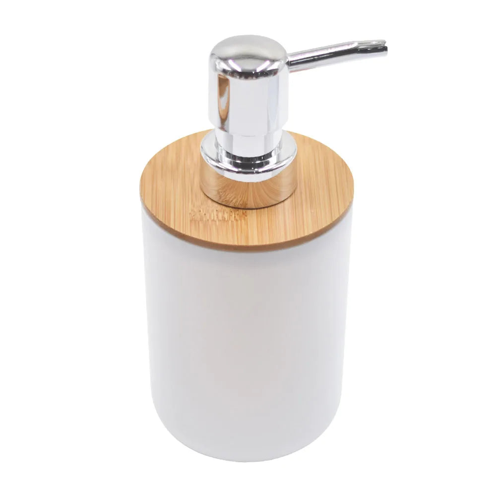 Bamboo Bathroom Accessories Toilet Brush Toothbrush Holder Gargle Cup Soap Holder Lotion Dispenser Bathroom Essential Accessory