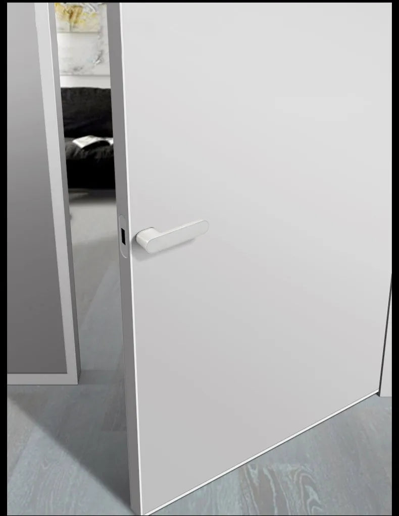 2023 New Ecological Door Lock Indoor Magnetic Suction Silent Minimalist Door Lock Bedroom Door Lock Modern Simple Door Handle