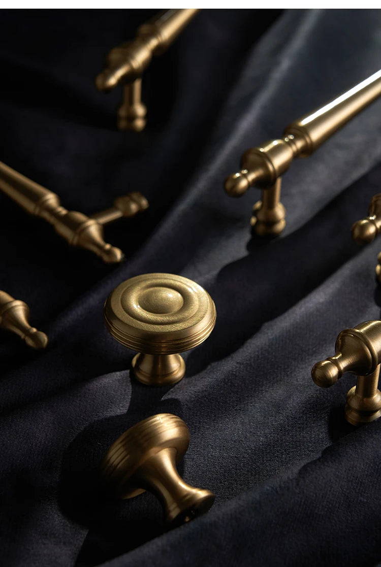 Modern /Solid Brass Furniture Handles for Cabinets and Drawers  Wardrobe Dresser Cupboard / Bedroom Drawers Knobs and Handles
