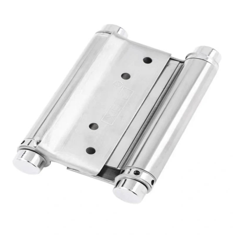 Stainless Steel Double Open Spring Hinge Double-sided Door Hinge Automatic Self Closing Two Way Free door Fence Dedicated Hinge