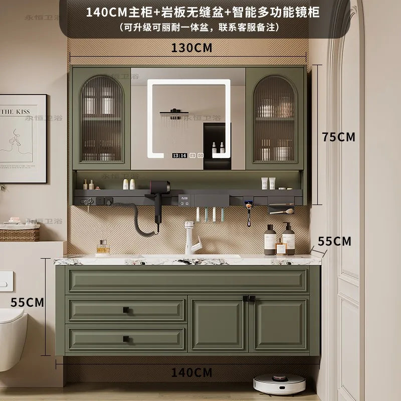 Sink Organizer Bathroom Cabinet Modern Wash Vanity Sink Bathroom Cabinet Wall Shelves Mueble Organizador Home Accessories