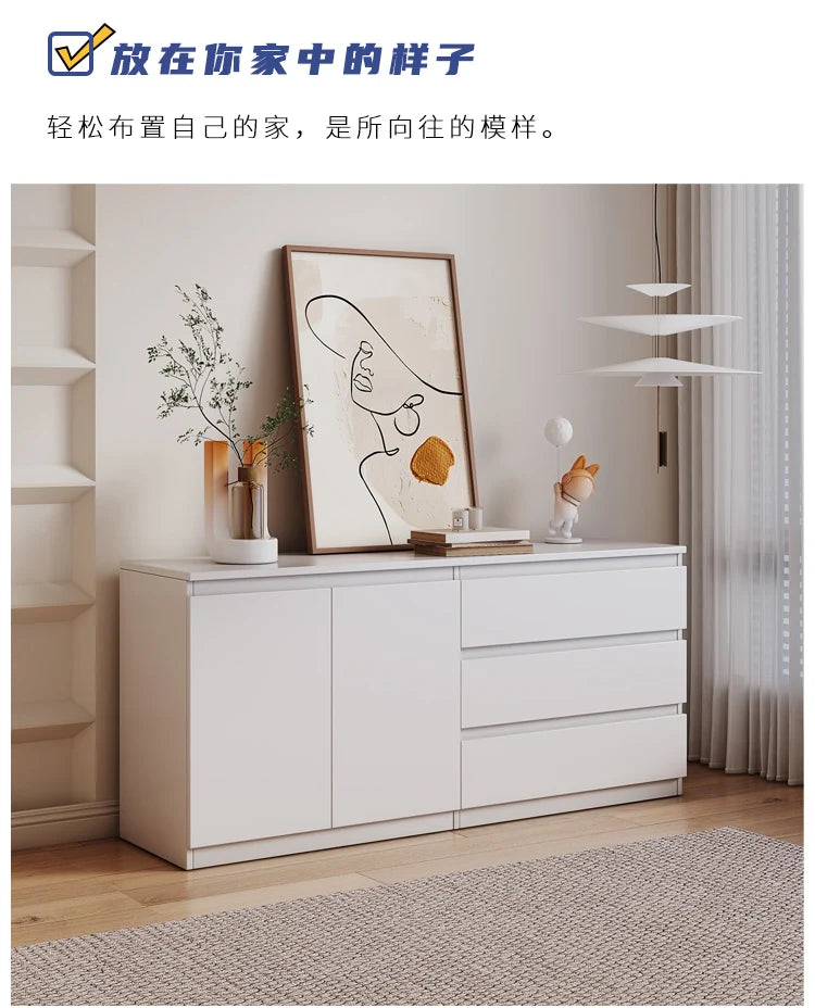 Luxury Dresser Cabinet Modern Handles Storage Luxury Cabinet Premium Drawers Organizador Dressoir Kast Living Room Furniture