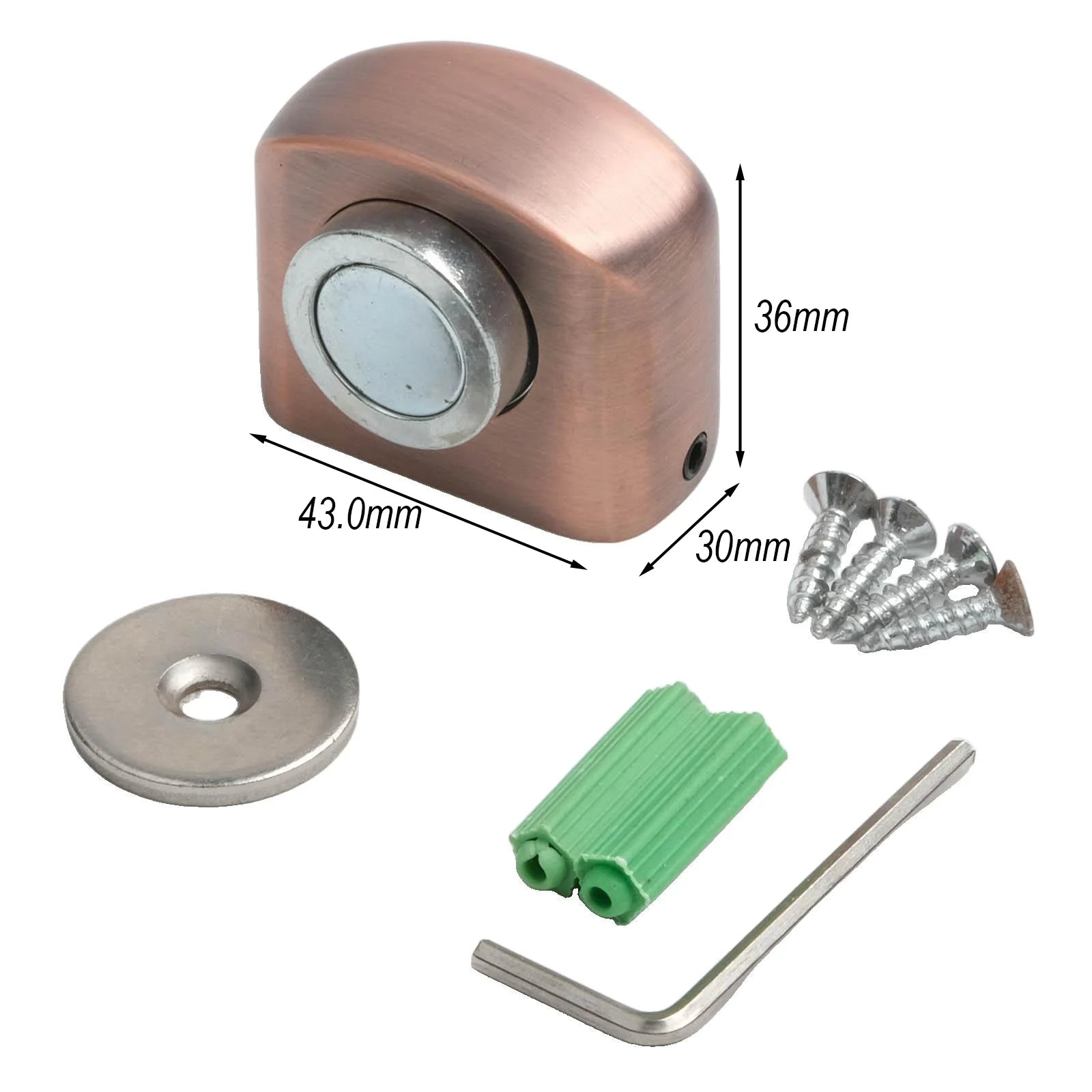 Door Holder Home Improvement Magnetic Door Stopper Easy To Install Modern Minimalist Design Reliable Manual Control