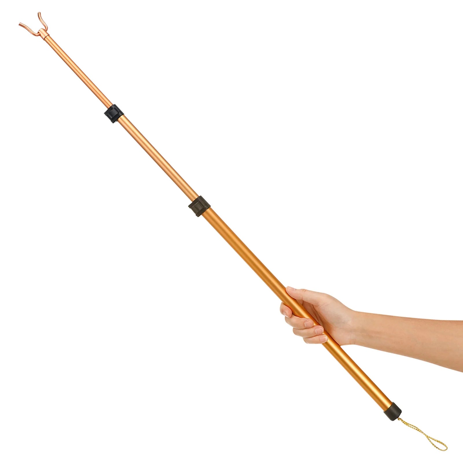 Pole Closet Hook Clothes Reach Stick Rod Retractable Reacher Hanger Garment Drying Clothing Poles Telescoping Hanging Closet Rod