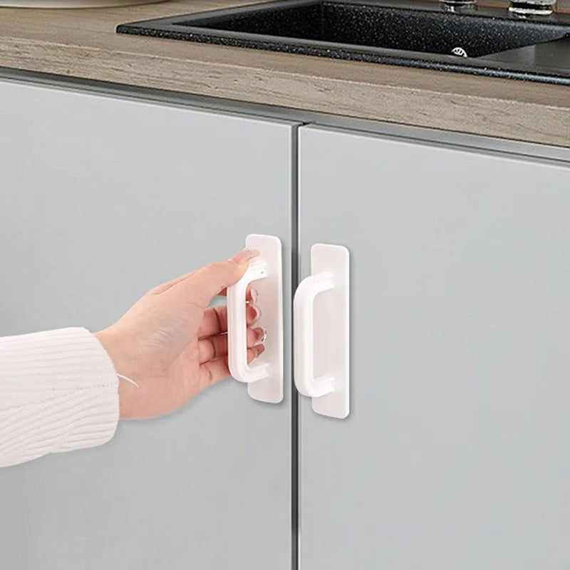 Household Self-adhesive Handles For Non-punched Door Handles Multi-purpose Handle Simple And Modern Small Handles Cabinet Pulls