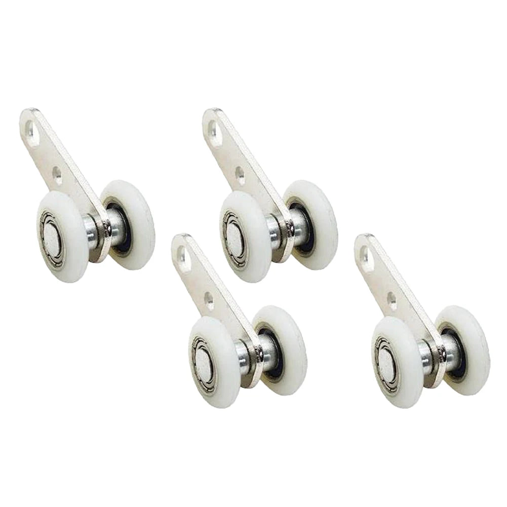 Sliding Door Pulley Hanging Wheel Curtain Track Pulley Block Sliding Door Roller Cabinets Bearing Hanging Wheel Hardware  ﻿